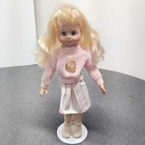 Kenner Always Sisters Meredith Doll 1988 Vintage Blonde Blue Eyes Pink Outfit